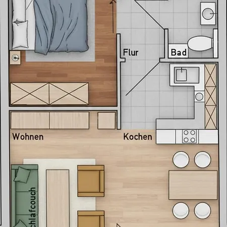 Mit Kamin - Hunde Willkommen Apartment Falkenstein (Upper Palatinate)